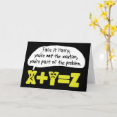 問題おもしろい数 カード (黄色い花)