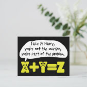 問題おもしろい数 ポストカード (スタンド正面)