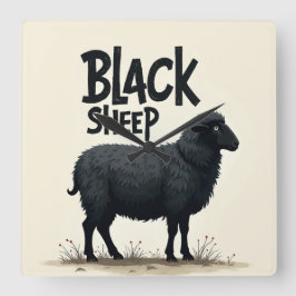 問題が欲しい スクエア壁時計