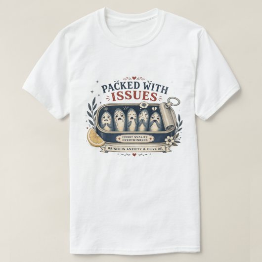 問題だらけ Tシャツ (デザイン正面)