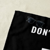 問題ではない除退職したおもしろい外の垂直 ビーチタオル (インサイチュ)