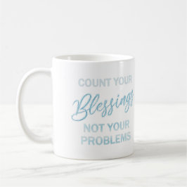 問題ではなく恵みを数える コーヒーマグカップ