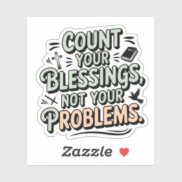 問題ではなく恵みを数える シール