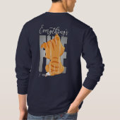 問題ないよ、僕は大丈夫、すべてうまくいってる | ロングスリーブ Tシャツ (裏面)