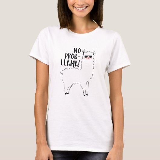 問題ないラマ Tシャツ (正面)