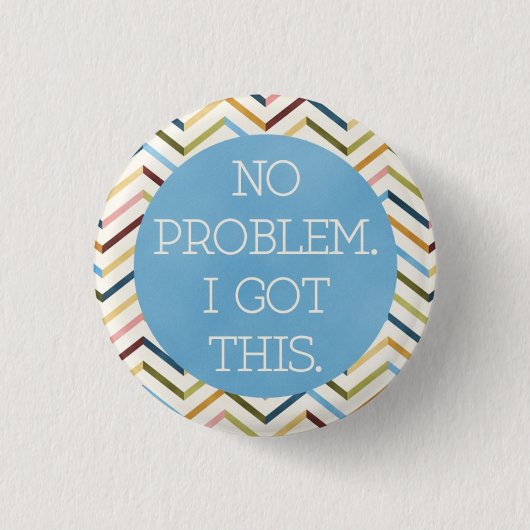 問題ない。これ得だ。ラウンド缶バッジ. 缶バッジ (正面)