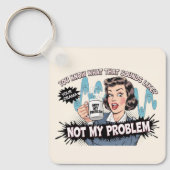 問題ない キーホルダー (正面)