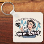 問題ない キーホルダー (正面)