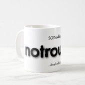 問題ない!コーヒーマグ コーヒーマグカップ (正面左)