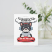 問題ない ポストカード (スタンド正面)