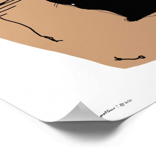 問題ない？（問題？） ポスター (角)