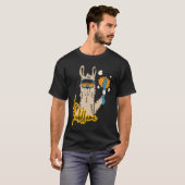 問題なしラマ労働ラマ Tシャツ (正面フル)