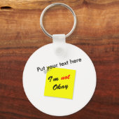 問題なし キーホルダー (正面)