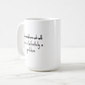 問題なし コーヒーマグカップ (正面左)