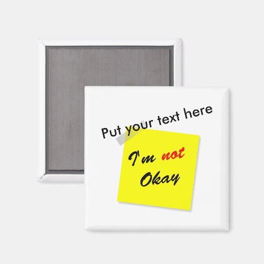 問題なし マグネット (正面/裏面)