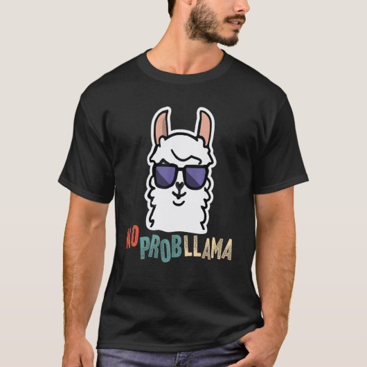 問題なし ラマ Tシャツ (正面)