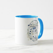 問題にちょうどサーフしますそれらで潜らないで下さい マグカップ (正面右)