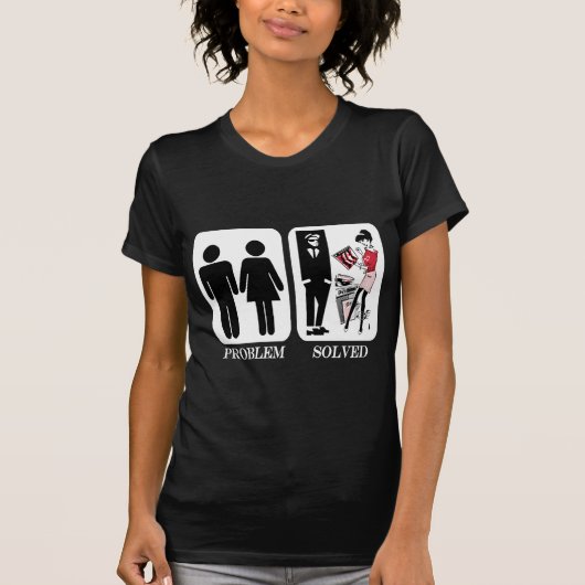 問題によって解決されるska tシャツ (正面)