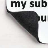 問題に対するサブスクリプションをキャンセルする マウスパッド (コーナー)