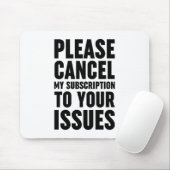問題に対するサブスクリプションをキャンセルする マウスパッド (マウス)