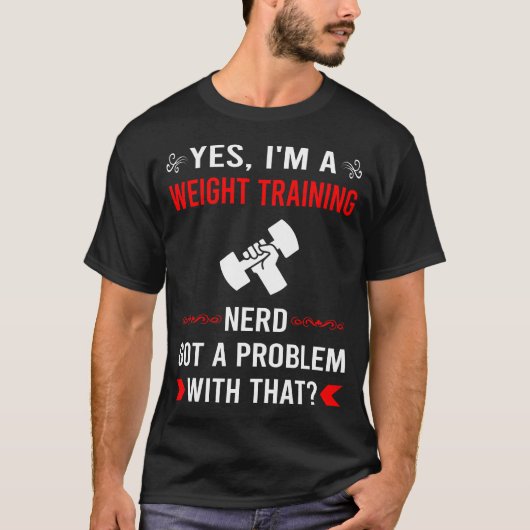 問題のあるウェイトトレーニング Tシャツ (正面)