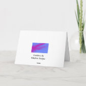 問題のある時刻のグリーティングカード カード (裏面)