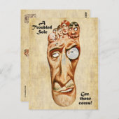 問題のある靴底 ポストカード (正面/裏面)