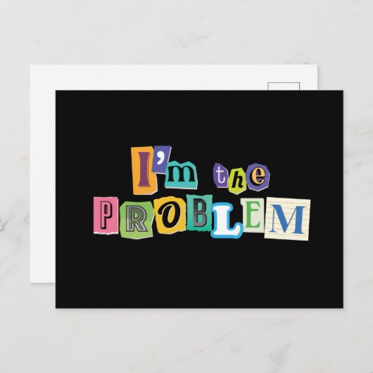 問題のコラージュだ ポストカード (正面/裏面)