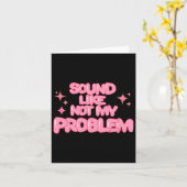 問題のステッカーではない カード (黄色い花)