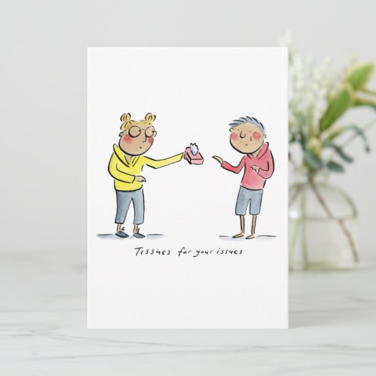 問題のティッシュ 招待状 (スタンド正面)