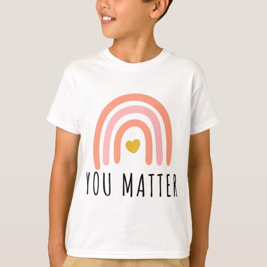 問題のプロモート前向き認識度感動的D Tシャツ (正面)