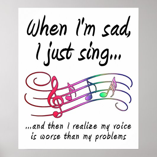 問題のポスターよりも悪い歌おもしろいい ポスター (正面)