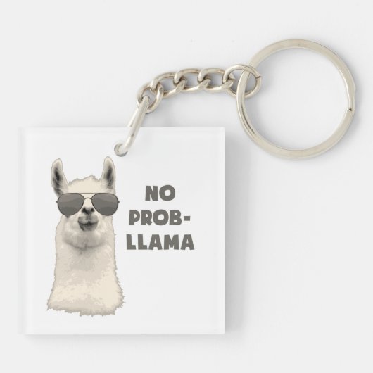 問題のラマ無し キーホルダー (裏面)