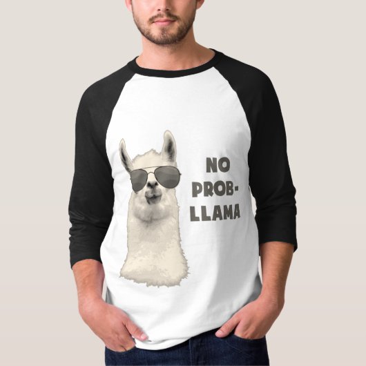 問題のラマ無し Tシャツ (正面)