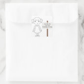 問題の封筒用シール スクエアシール (バッグ)