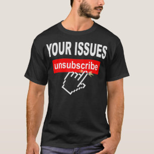 問題の購読解除ハンドマウスクリックの編集走情報 Tシャツ