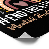 問題はスティグマ認識度ボホレインボーを終了 ポスター (角)