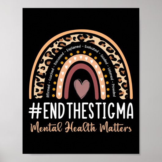 問題はスティグマ認識度ボホレインボーを終了 ポスター (正面)