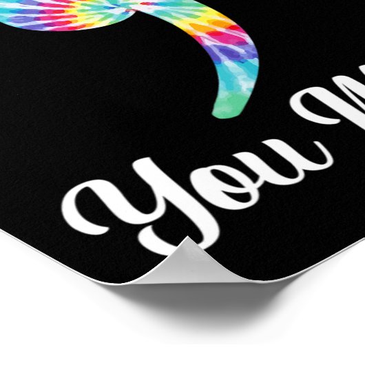 問題はセミコロン絞り染め猫の自殺予防 ポスター (角)