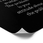 問題は問題ではない問題は ポスター (角)