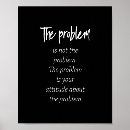 問題は問題ではない問題は ポスター (正面)