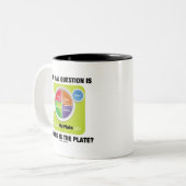 問題は実在プレートの大きさか? ツートーンマグカップ (正面左)