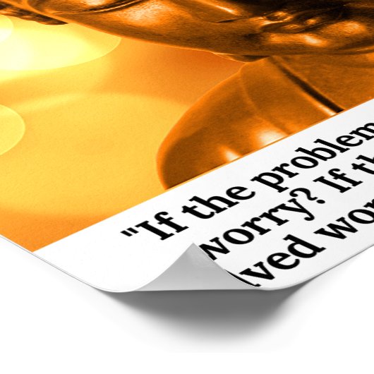 問題もしは解決できる理由は心配? ポスター (角)