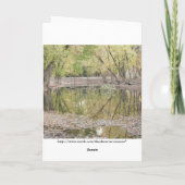 問題をする何。 ~ 1 サンキューカード (裏面)