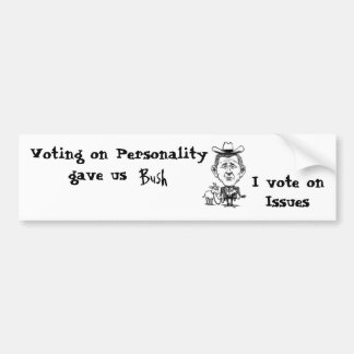 問題を投票して下さい バンパーステッカー