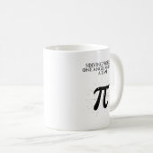 問題を角度とπで一つ一つ解決する コーヒーマグカップ (正面右)