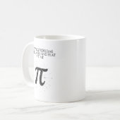 問題を角度とπで一つ一つ解決する コーヒーマグカップ (正面左)