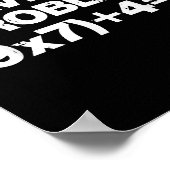 問題を解く 数学 67 ミーム 6 7 コスチューム 子供 ボーイズ ポスター (角)