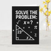 問題を解く 面白い数学 67 ミーム 教師 学生 カード (黄色い花)