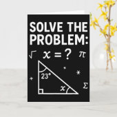 問題を解け 数学をしろ 67 ミーム 面白い先生 カード (黄色い花)